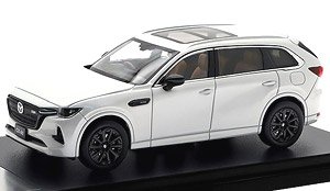MAZDA CX-80 (2024) ロジウムホワイトプレミアムメタリック (ミニカー)