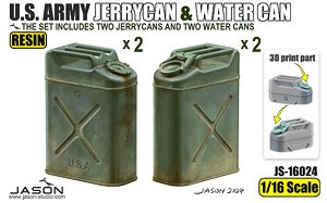 U.S. Army Jerrycan & Water Can (Plastic model)