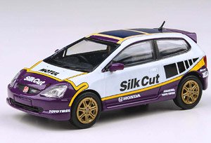 ホンダ シビック タイプR EP3 2001 シルクカット RHD (ミニカー)