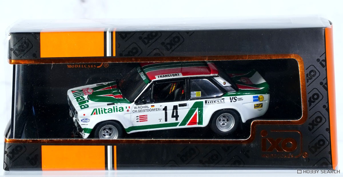 フィアット 131 アバルト 1979年 モンテカルロラリー #14 W.Rohrl/C.Geistdorfer (ミニカー) パッケージ1
