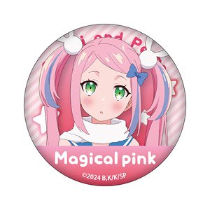 佐々木とピーちゃん 缶バッジ マジカルピンク (キャラクターグッズ)