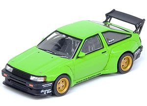 TOYOTA AE86 Levin `PANDEM ROCKET BUNNY` Green (Diecast Car)