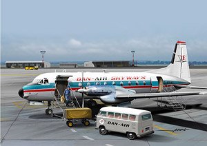 H.S.748 Dan Air (Plastic model)