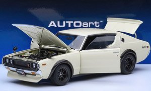日産 スカイライン 2000GT-R (KPGC110) チューンド・バージョン (ホワイト) (ミニカー)
