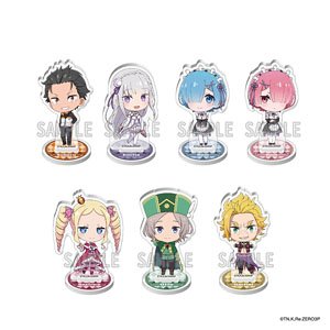 Re:ゼロから始める異世界生活 3rd season トレーディングミニキャラアクリルスタンドフィギュア (7個セット) (キャラクターグッズ)