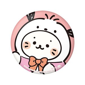 しろたん × はぴだんぶい ぷにぷに缶バッジ しろたん×ポチャッコ (キャラクターグッズ)