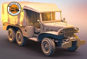 米・ダッジWC-63六輪トラック (プラモデル)