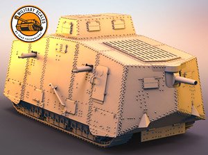 独・A7V戦車型 (プラモデル)