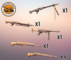 独・装甲榴弾兵用小火器セット (プラモデル)