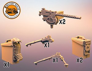 米・ブローニングM1919重機関銃 (プラモデル)