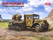 Sd.Kfz.3b with Flak 38 Truppenluftschutzwagen (Plastic model)