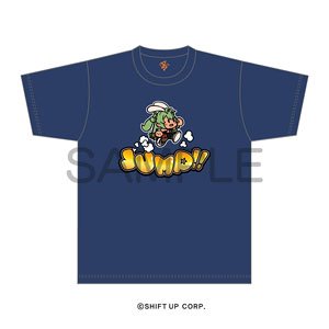 Goddess of Victory: Nikke T-Shirt RUNNING SODA! Navy Size M (Anime Toy)