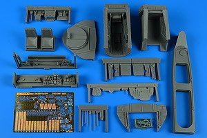 Me 262 B-1a/U-1 Nightfighter cockpit set (for Revell) (Plastic model)