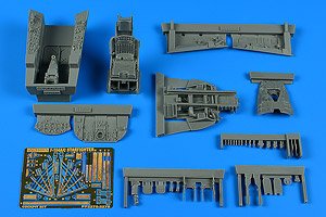 F-104C Starfighter cockpit set (for Italeri) (Plastic model)