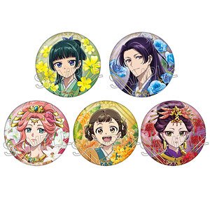 薬屋のひとりごと フラワーモチーフ 缶バッジ Vol.2 (5個セット) (キャラクターグッズ)