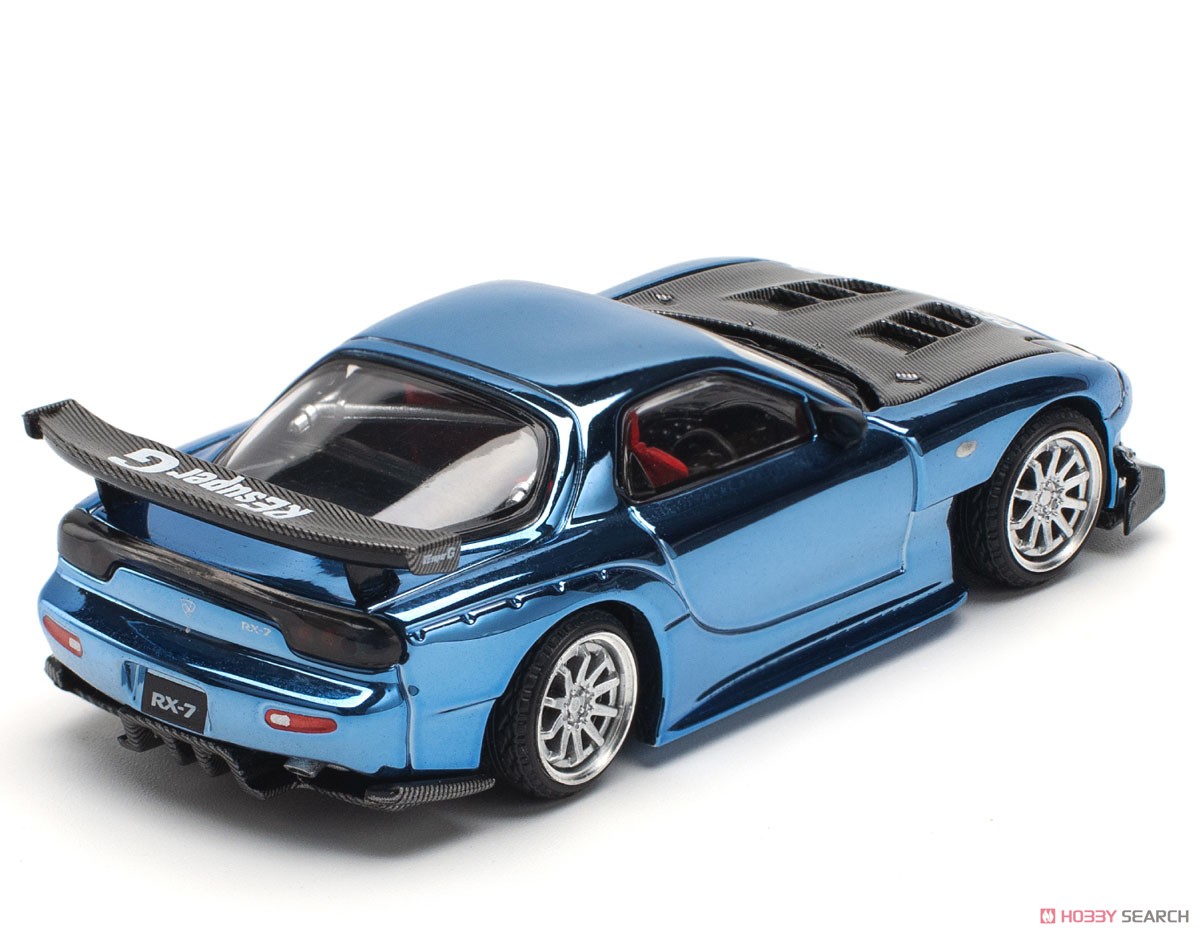 MAZDA RX-7 RE-AMEMIYA WIDEBODY - BLUE CHROME (Diecast Car) 商品画像3