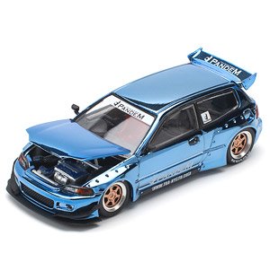 PANDEM CIVIC EG6 - BLUE CHROME (ミニカー)
