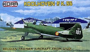 Koolhoven F.K. 56 Belgian trainer of WWII (Plastic model)