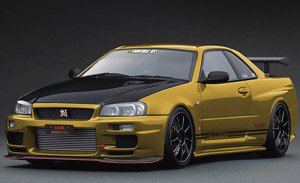 TOP SECRET 34GT-R (BNR34) Gold (ミニカー)