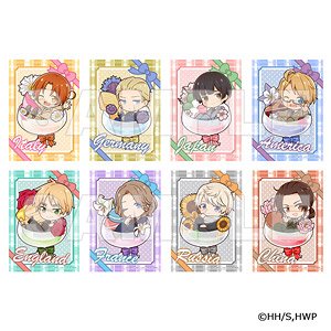 アニメ「ヘタリア World☆Stars」 ちゃぽんっ! トレーディングブロマイド (8個セット) (キャラクターグッズ)