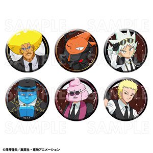 ボボボーボ・ボーボボ BLACK SUIT STYLE トレーディング缶バッジ (6個セット) (キャラクターグッズ)