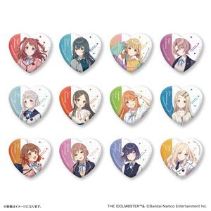 学園アイドルマスター トレーディングハート型缶バッジ (12個セット) (キャラクターグッズ)
