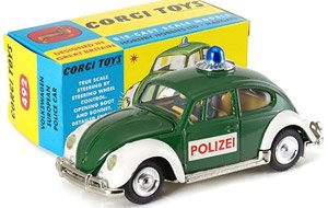 #492 VW European Police Car (Diecast Car)