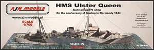 HMS Ulster Queen Anti-Aircraft Ship 1944 (Plastic model)