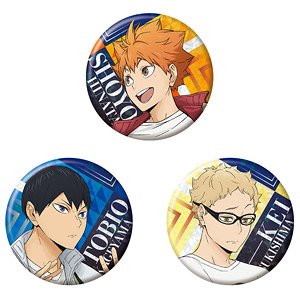 Haikyu!! Can Badge Biscuit (Set of 12) (Shokugan)