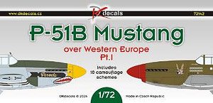 P-51B Mustangs Over Western Europe Part 1 (Decal)