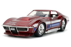 1969 シェビー コルベット スティングレイ レッドメタリック (ミニカー)