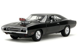 F&F 1970 Dodge Charger R / T Black (True Spec) (Diecast Car)