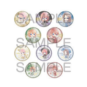 五等分の花嫁∽ 傘っこ 缶バッジ (10個セット) (キャラクターグッズ)