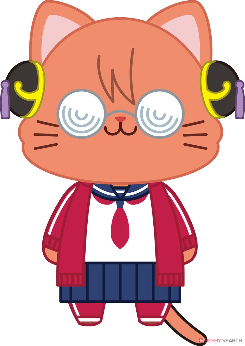 3年Z組銀八先生 withCAT アイマスク付きぬいぐるみキーホルダー 神楽 (キャラクターグッズ) 商品画像1