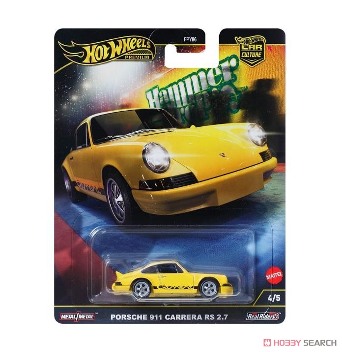 Hot Wheels Car Culture Hammer Drop Porsche 911 Carrera RS2.7 (Diecast Car) パッケージ1