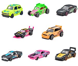 Hot Wheels Neon Speeders Assort 986D (Set of 10) (Toy) (Diecast Car)