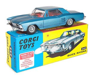 #245 ビュイック リビエラ ブルー (ミニカー)