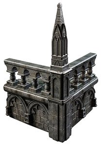 Mosing Toys 1/12 Gothic Roof Diorama Base A1 (Fashion Doll)