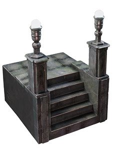 Mosing Toys 1/12 Gothic Staircase Diorama Base B1 (Fashion Doll)