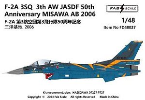F-2A 3SQ 3th AW 50th Anniversary Misawa Air Base 2006 (Decal)