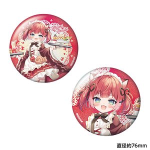 赤見かるび おっきめキラキラ缶バッジ2個セット (キャラクターグッズ)