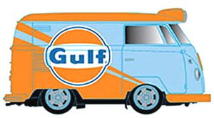 1960 フォルクスワーゲン デリバリーバン Gulf ブルー/オレンジ (ミニカー)