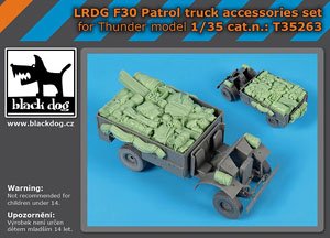 LRDG F30 パトロールトラック アクセサリーセット (サンダーモデル用) (プラモデル)