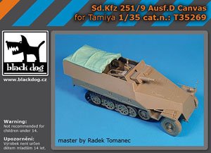 Sd,Kfz 251/9 Ausf.D Canvas (for Tamiya) (Plastic model)
