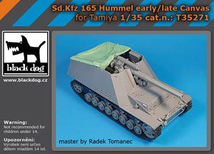 Sd,Kfz 165 Hummel early/late Canvas (for Tamiya) (Plastic model)