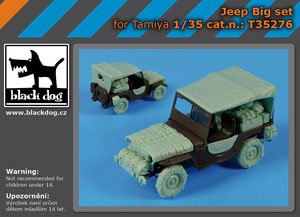 Jeep big set (for Tamiya) (Plastic model)