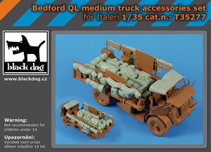 Bedford QL medium truck accessories set (for Italeri) (Plastic model)