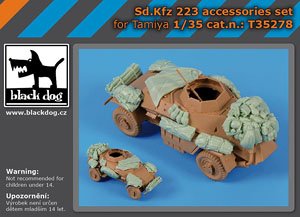 Sd.kfz 223 accessories set (for Tamiya) (Plastic model)