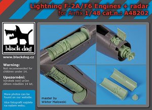 Lightning F-2 A /F 6 engines + radar (for Airfix) (Plastic model)