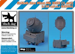 British sea mine Mk XVII (Plastic model)